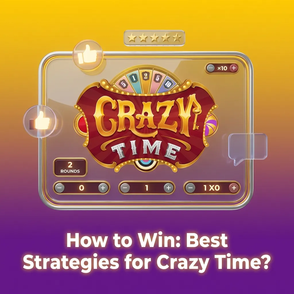 Colorful Crazy Time wheel with highlighted segments and text tips on risk management and balanced betting strategies