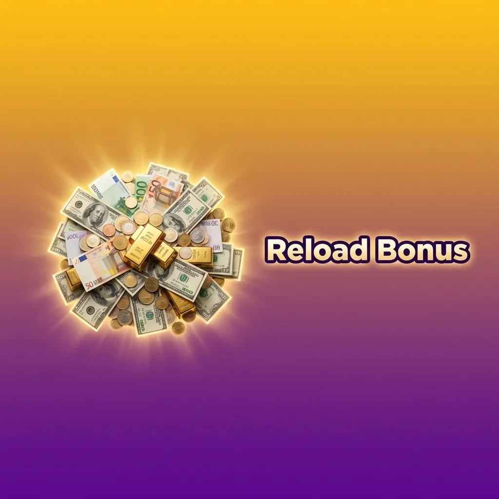Illustration promoting a Crazy Time casino reload bonus with extra cash added on recurring deposits for Indian players