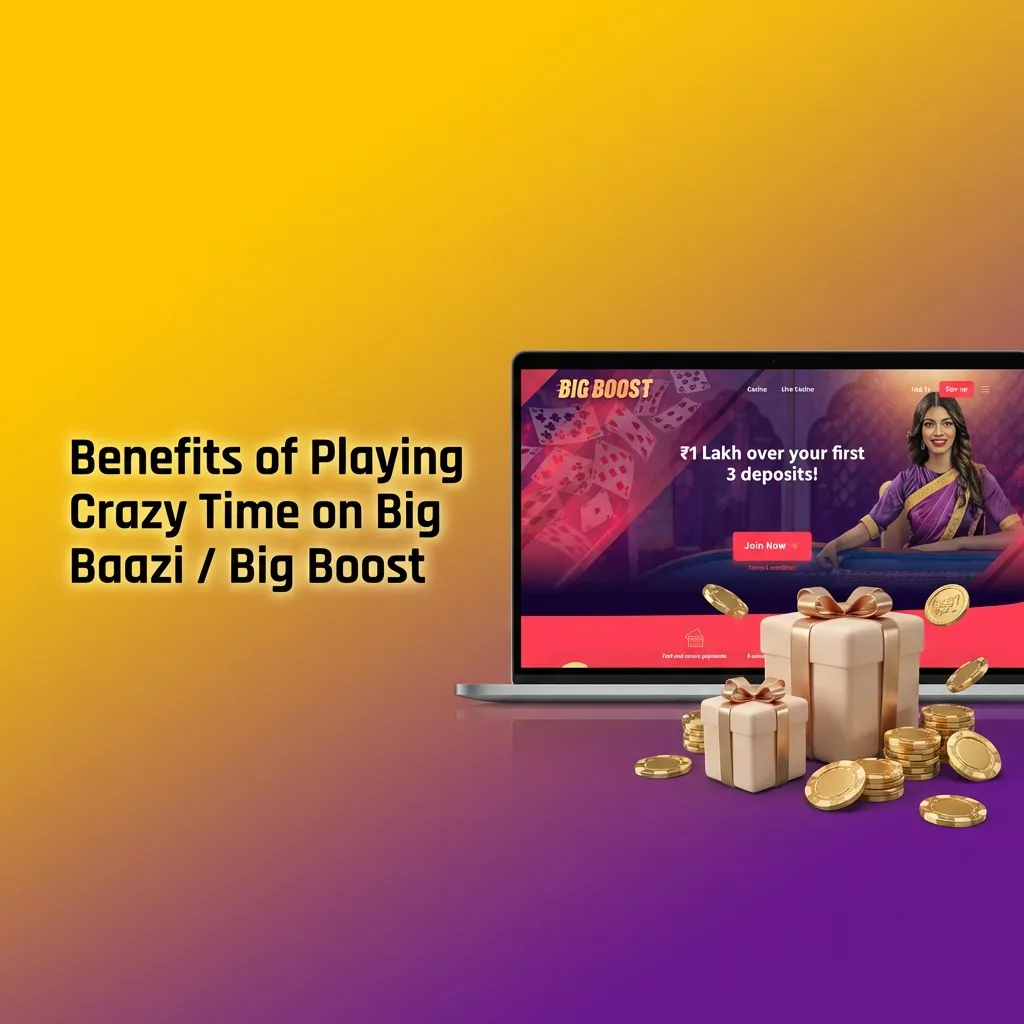 Colorful Crazy Time game show screen with Hindi interface, Indian rupee bets, live chat, stats, and mobile play icons