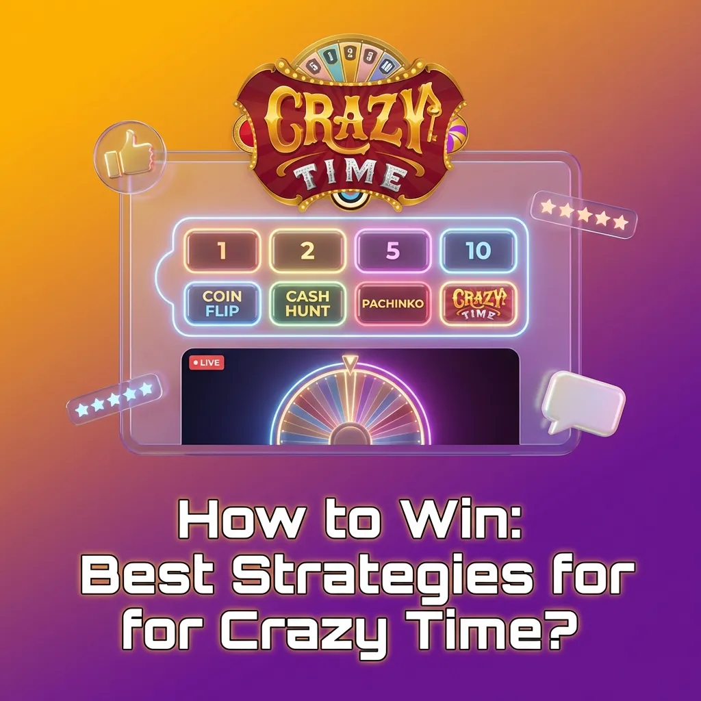 Illustrated Crazy Time wheel with highlighted bonus segments and text on balanced betting, limits, and responsible play.