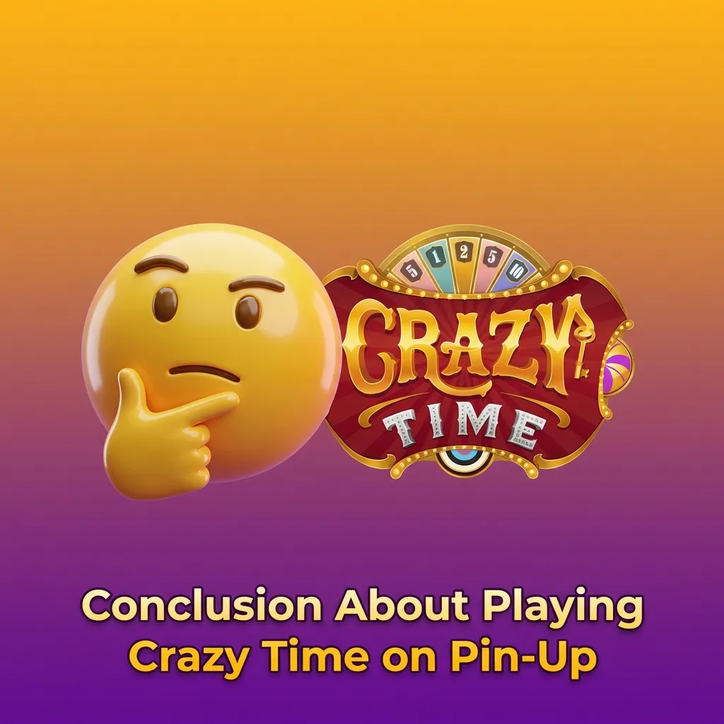 Colorful Crazy Time live casino game on Pin-Up India, showing wheel, host, INR bets and welcome bonus highlights