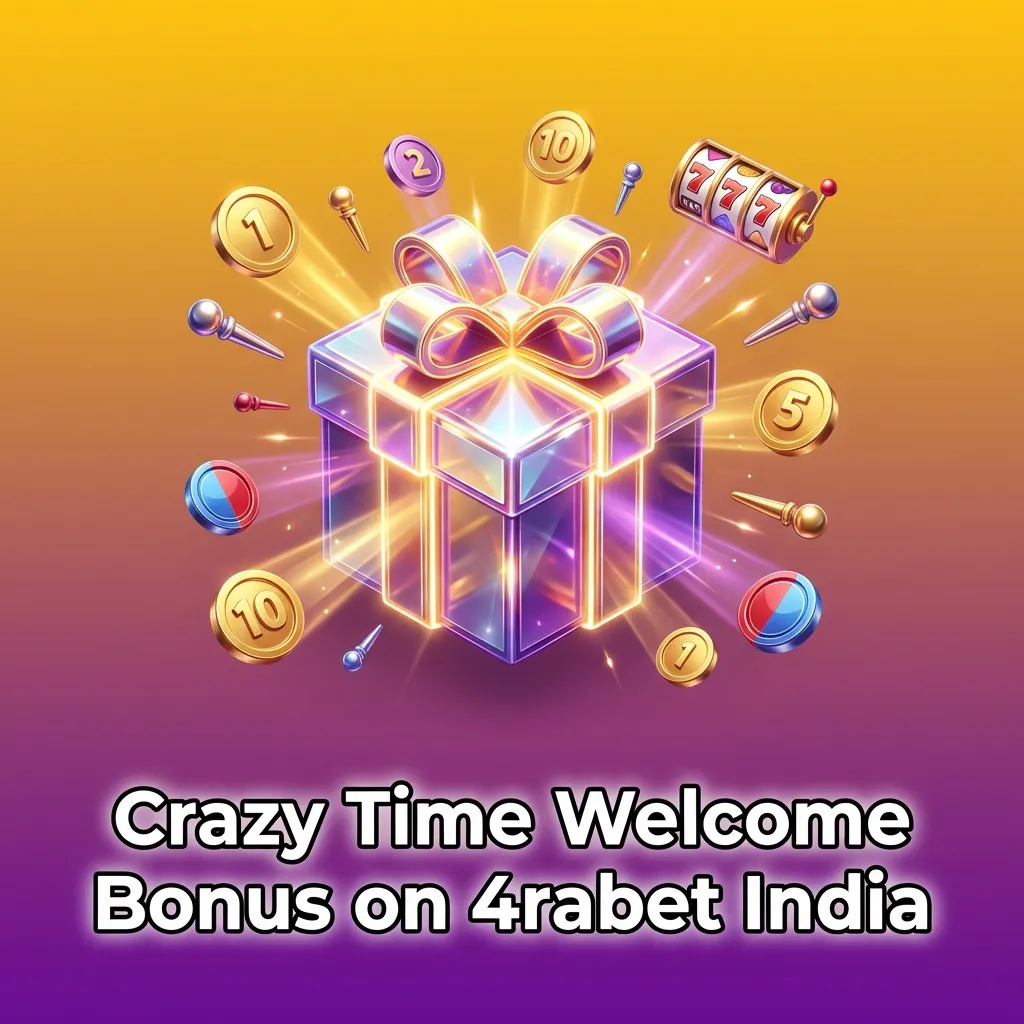 4rabet India promo banner showing 200% Crazy Time welcome bonus up to ₹20,000 for new casino players