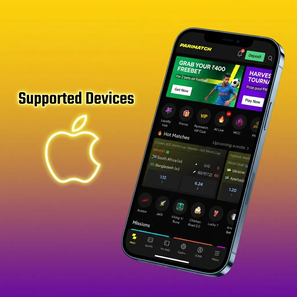 Grid of Android phone models labeled as tested for Crazy Time Parimatch Tier 2 app in India