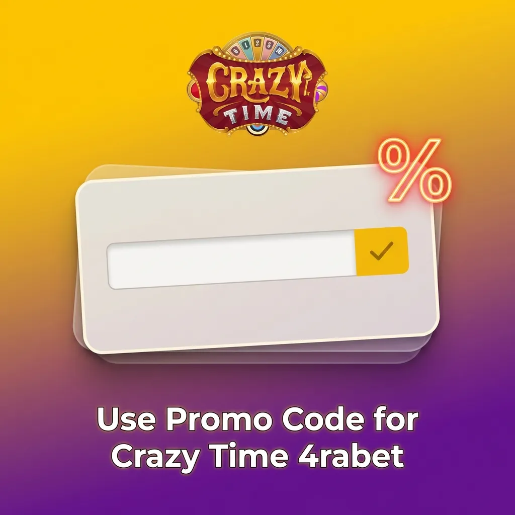 Promo banner for 4rabet Crazy Time with text: “Use promo code CRAZY4INDIA during registration or before your next deposit.”