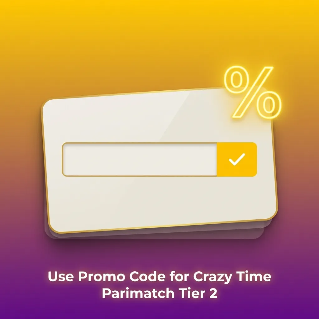 Parimatch Tier 2 Crazy Time promo screen highlighting bonus code “CRAZY150” for extra casino game value during registration